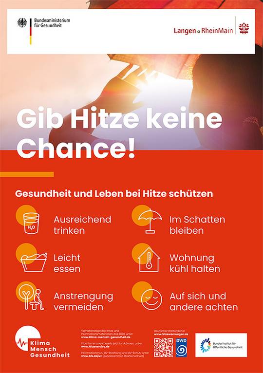 Hitzeschutz-Tipps © Bundesministerium für Gesundheit