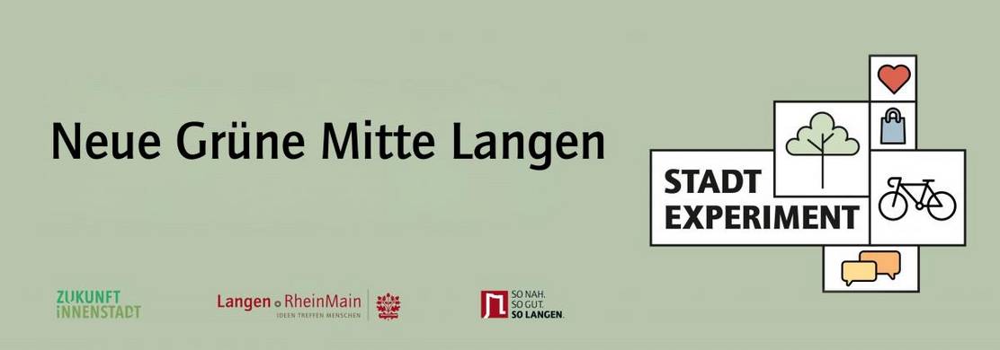 banner stadtexperiment neue gruene mitte langen