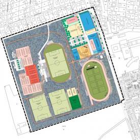 sportpark oberlinden planung