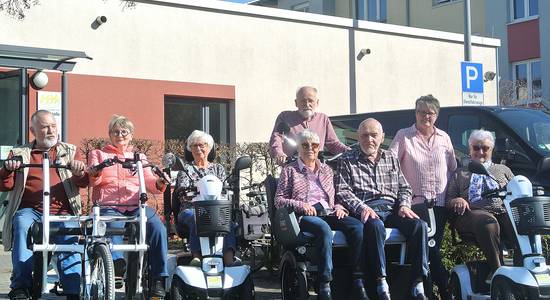 E-Mobile der Haltestelle