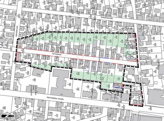 BPlan 57a Lerchgasse-Leukertsweg © Stadt Langen