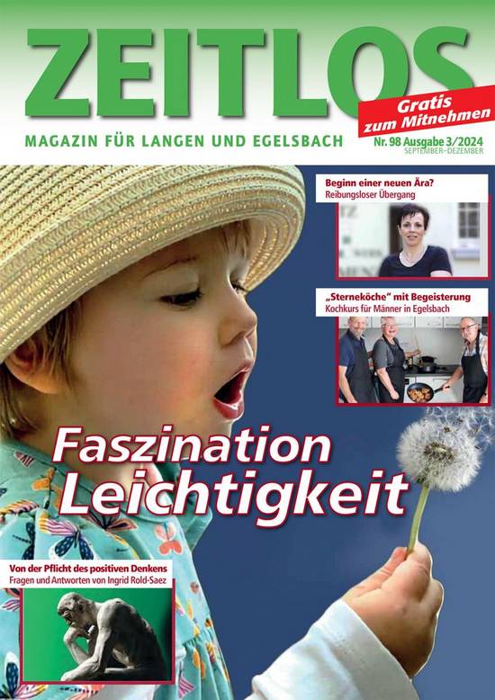 ZEITLOS Ausgabe Nr. 98 September bis Dezember 2024