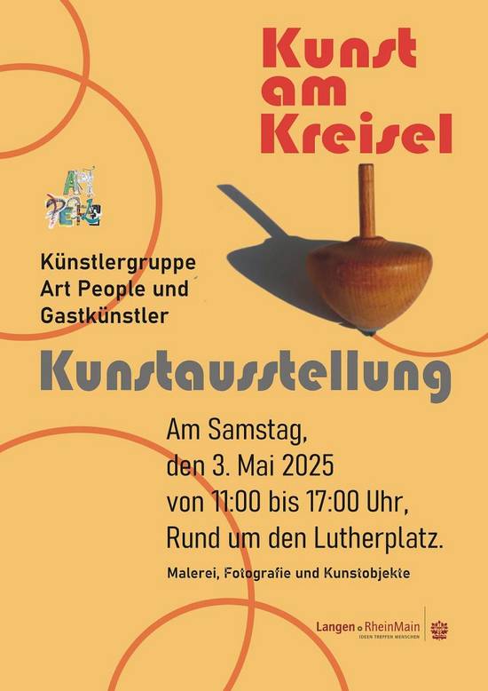 Plakat Art People Kunstkreisel 2025 © Art People
