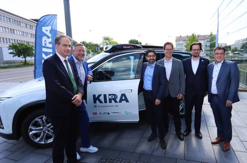 Projekt Kira in Langen vorgestellt (autonomes Fahren im RMV)