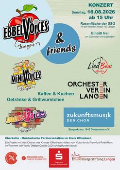 plakat ebbelvoices and friends 16.08.2026