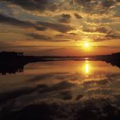 Waldsee   Sonnenuntergang