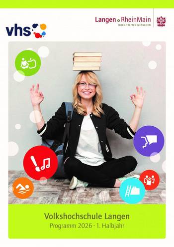 Cover vhs-Programm 1-2026 &copy; Stadt Langen