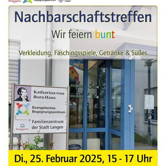 plakat nachbarschaftstreffen 25.02.2025